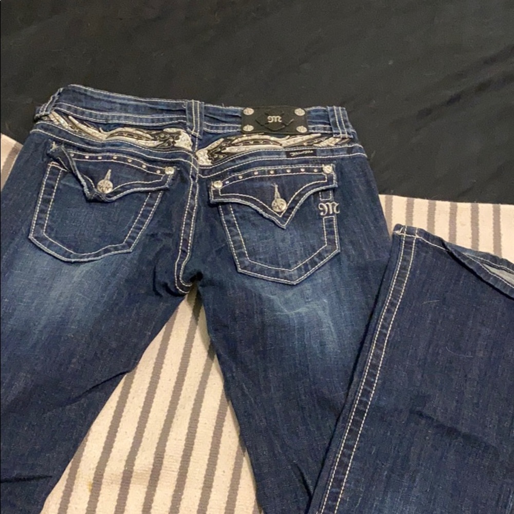 Miss Me boot cut jeans size 28